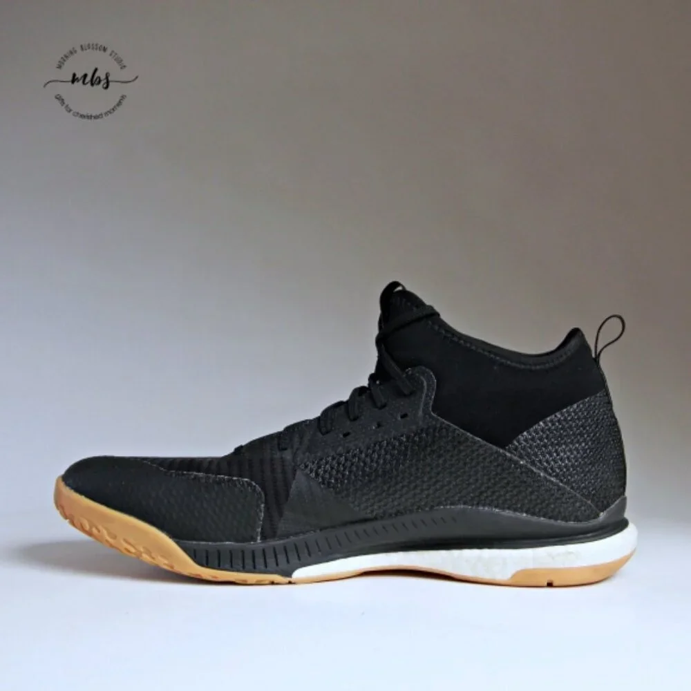 Adidas Crazyflight‎ X 3 Mid Mid Volleyball Sneakers Black Men 15